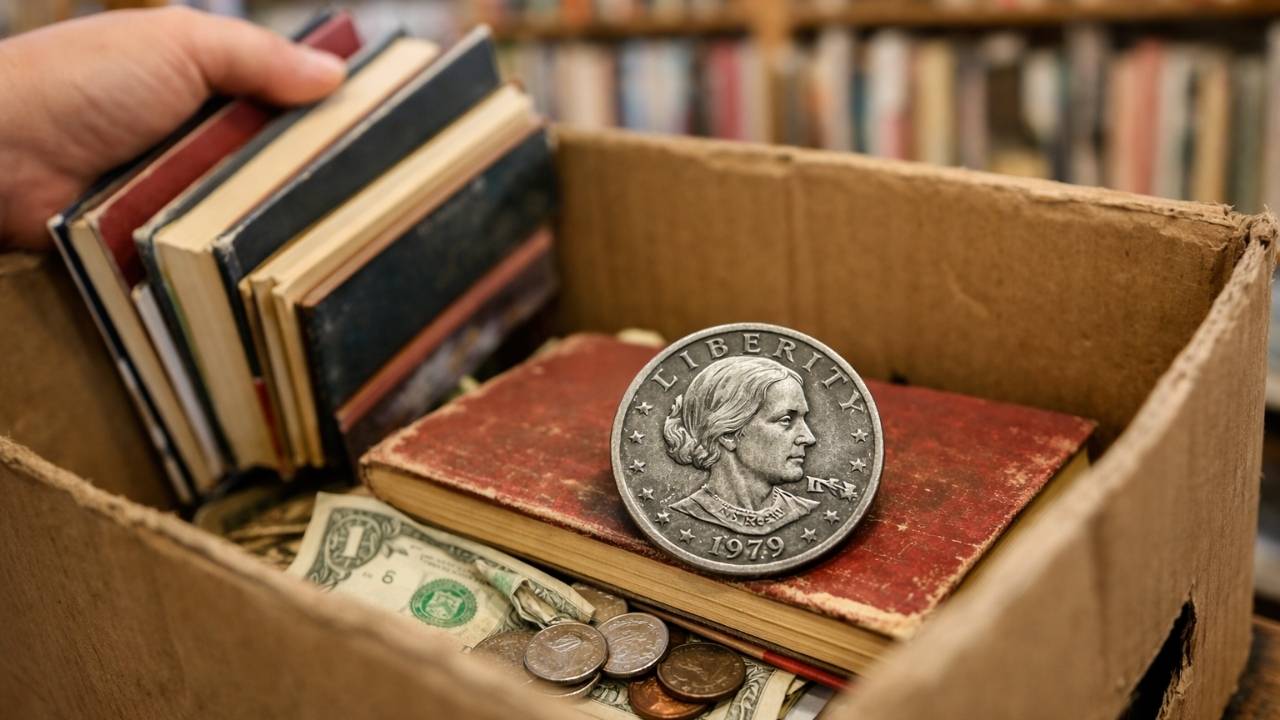 Susan B Anthony Dollar Found in Bookstore Donation Box: Coin Collecting News
