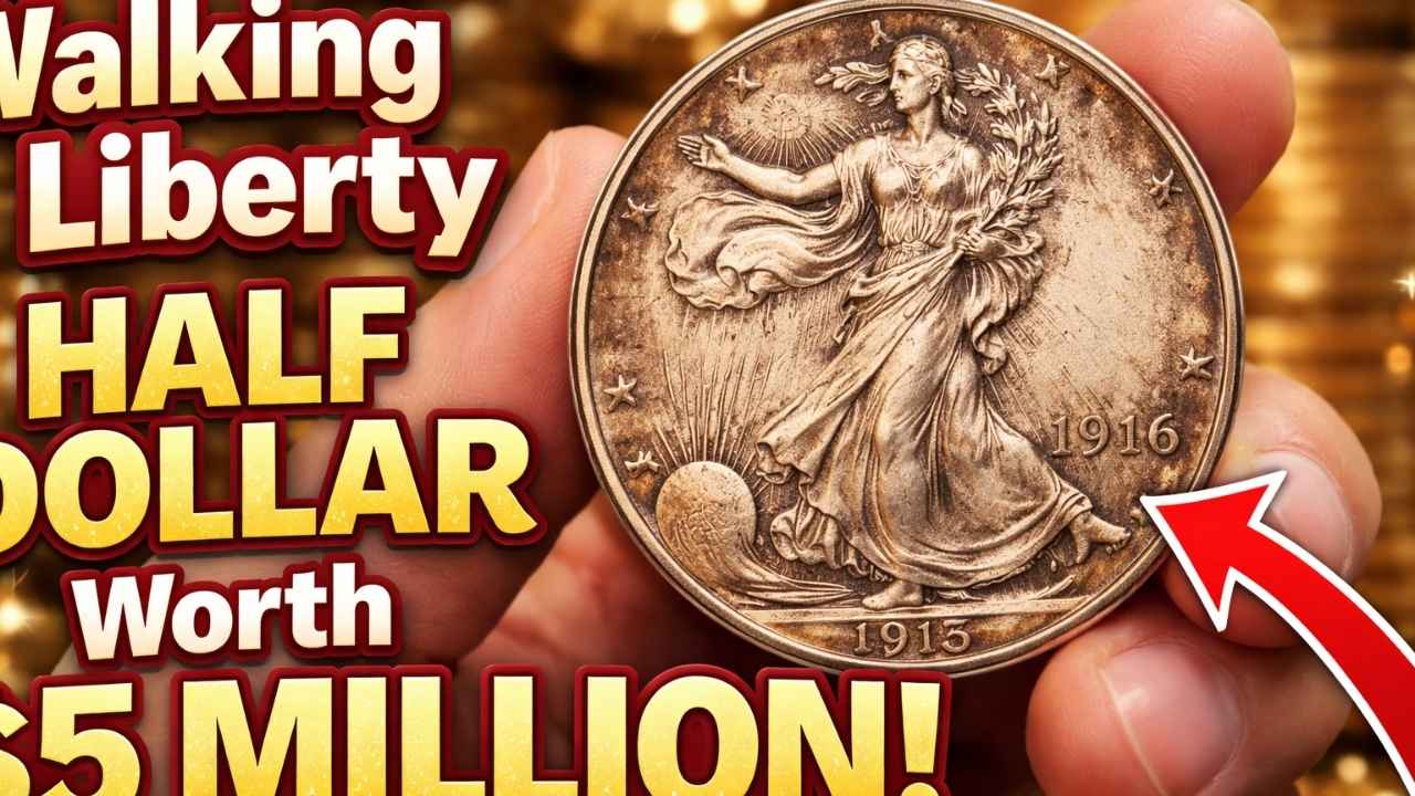 Rare Walking Liberty Half Dollar Worth $5 Million – Collector’s Guide