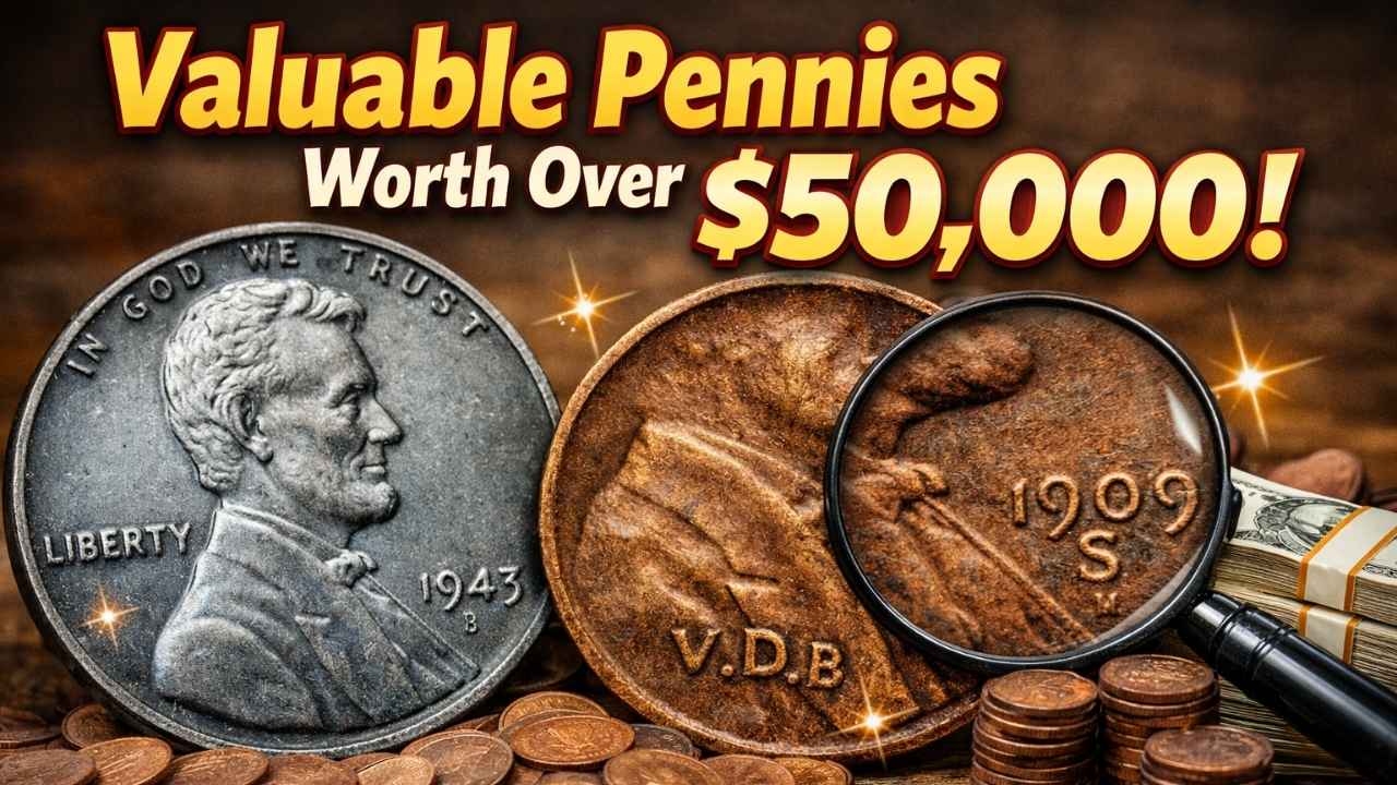 Top 10 Valuable Pennies Worth Over $50,000 – Rare Coin Collector’s Guide 2026