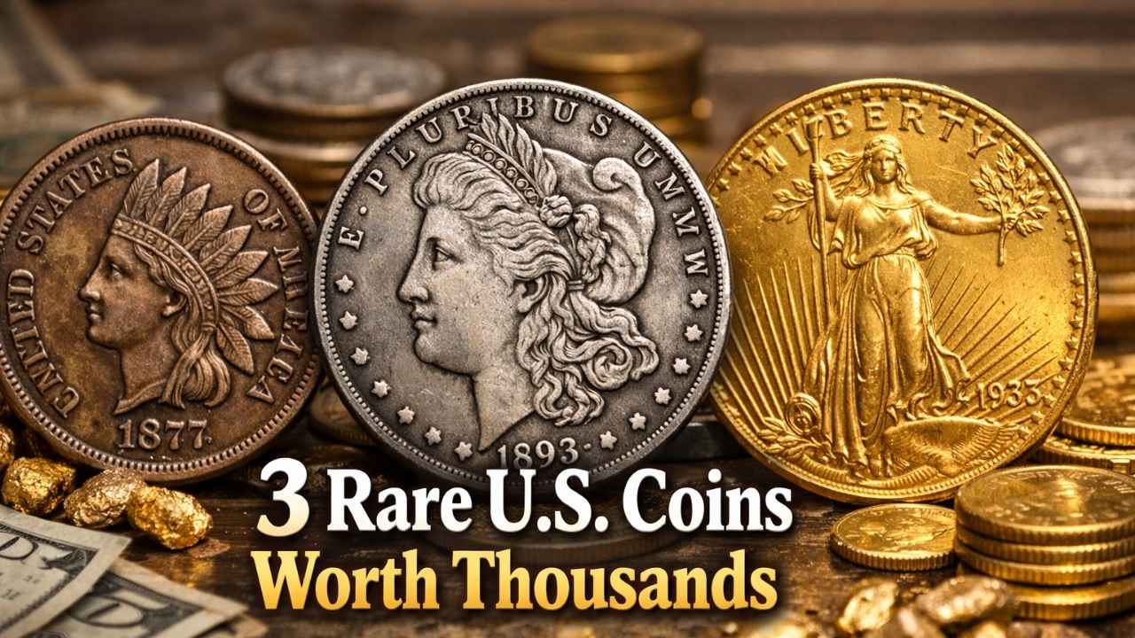 3 Rare U.S. Coins Worth Thousands Revealed Today